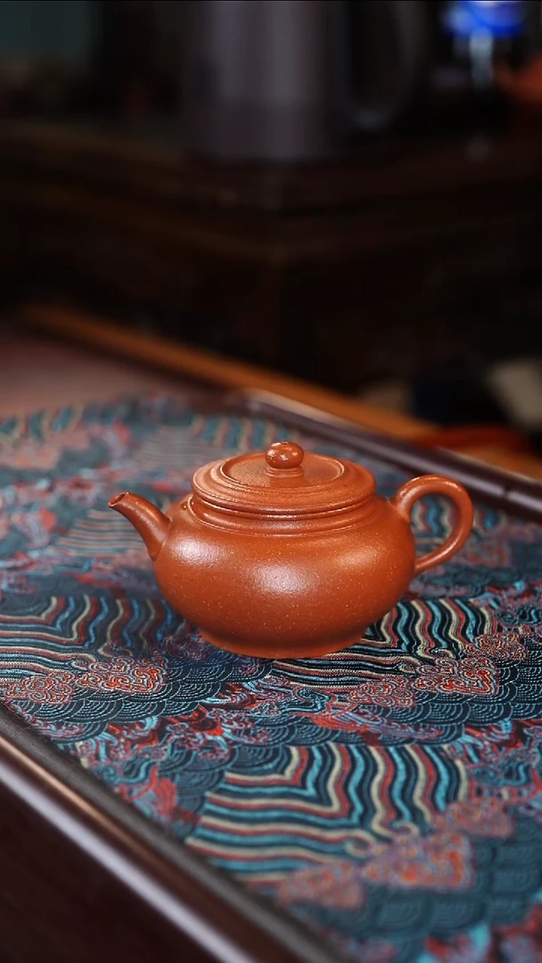 【闪购商品】茶壶紫砂小苹果 红降坡