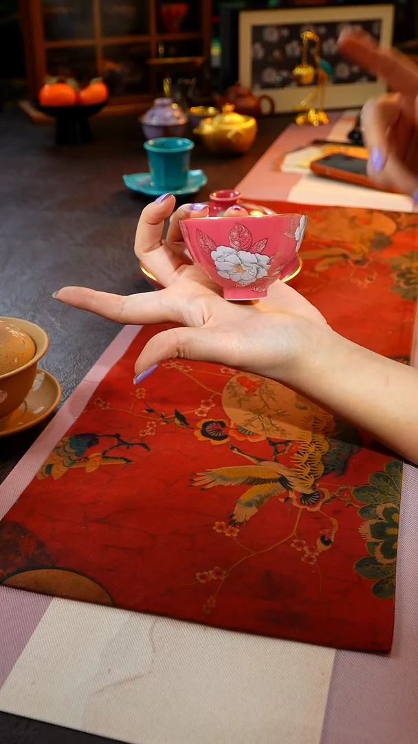 茶杯紫砂【宜景窑系列】鸡心杯