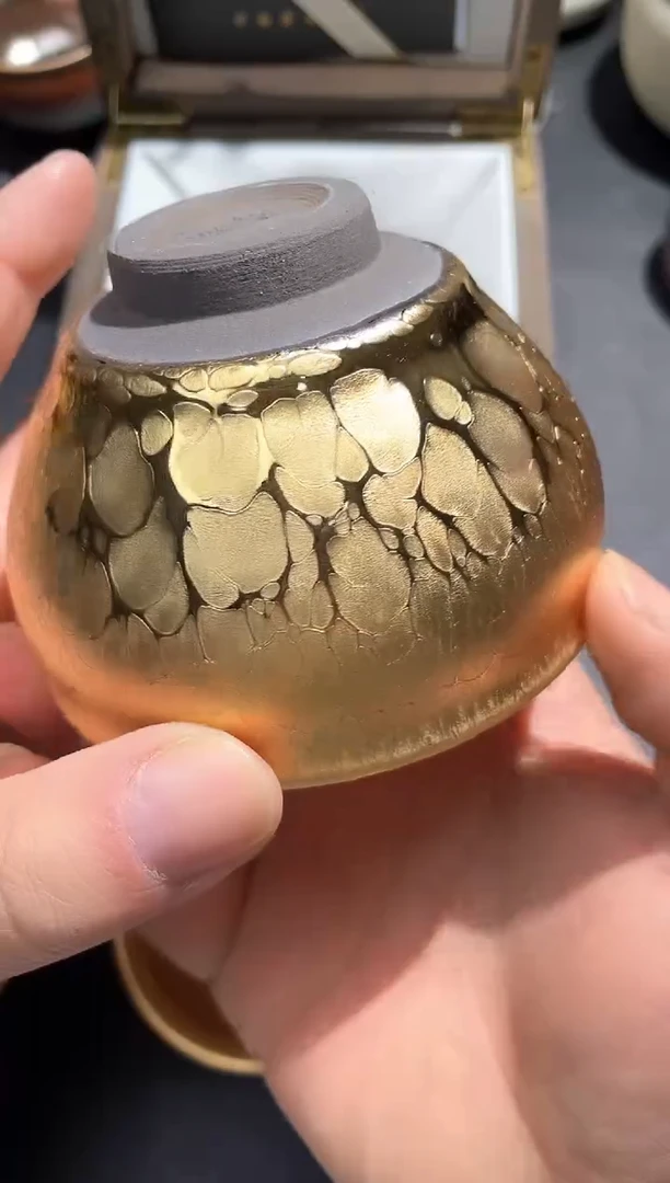 【闪购商品】茶盏大口金盏带礼盒