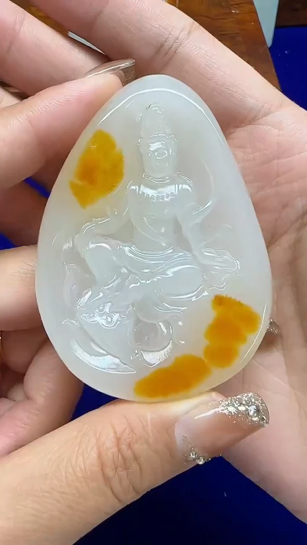 颈饰未镶嵌和田玉安*1