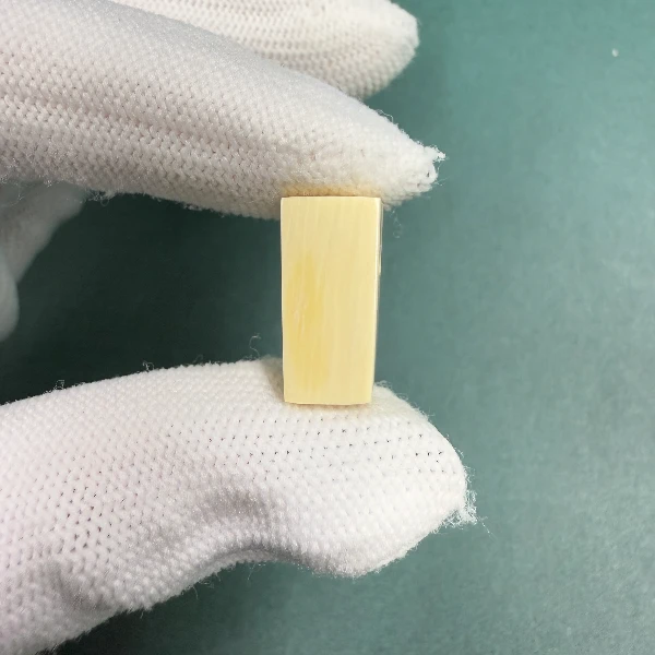 H5881天然猛犸牙一字三通 支持鉴定 假一罚四