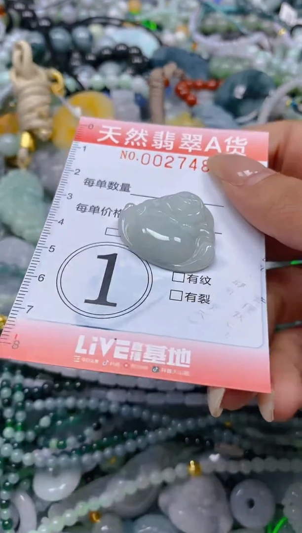 翡翠未镶嵌颈饰闪购0027486