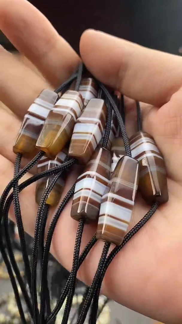 未镶嵌颈饰玛瑙/玉髓 -0728-170多样性发其一