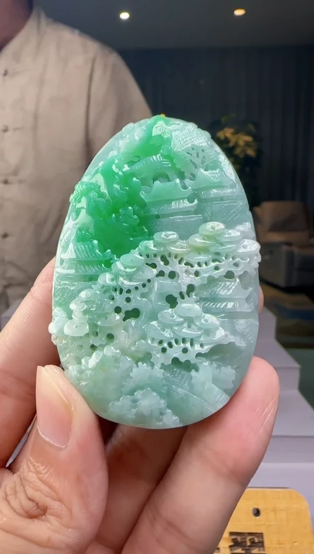 吊坠(不含链)未镶嵌翡翠AR@@960Q3J22587