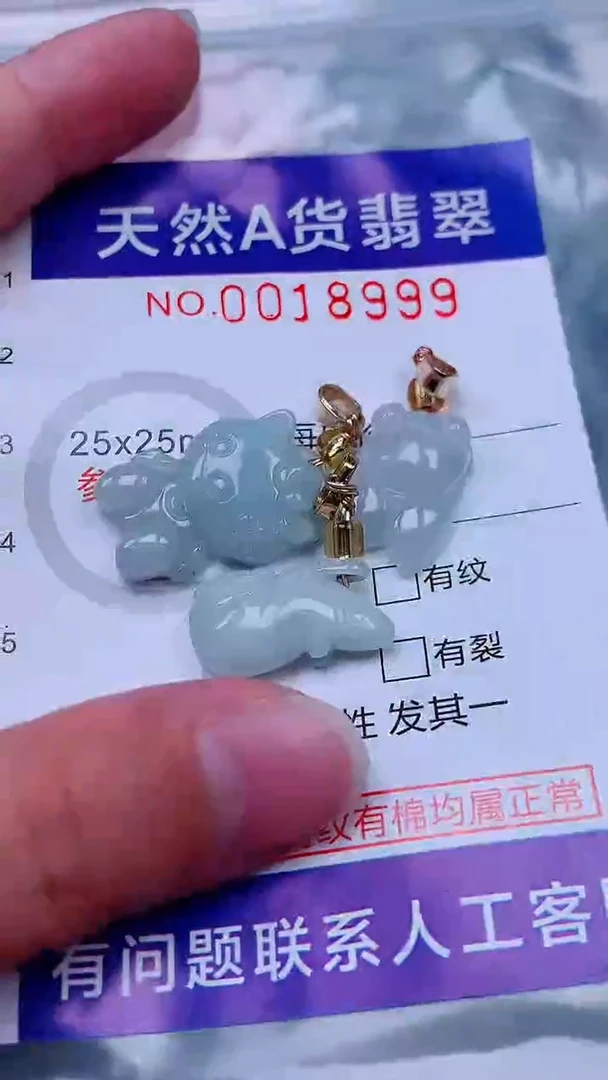 吊坠(不含链)未镶嵌翡翠1
