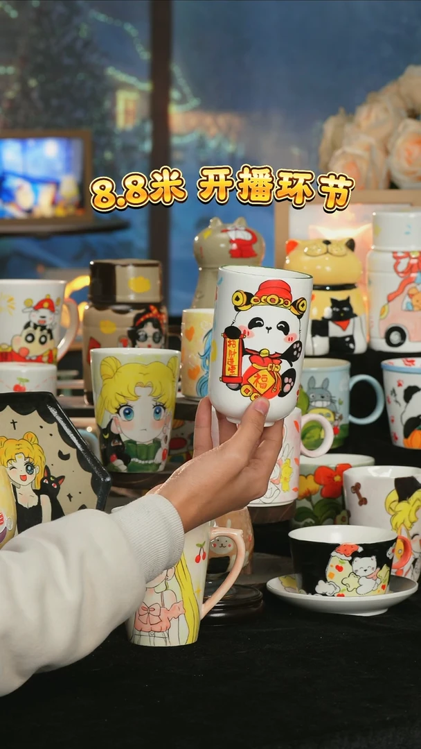 【闪购商品】小幸运纯手工手绘陶瓷