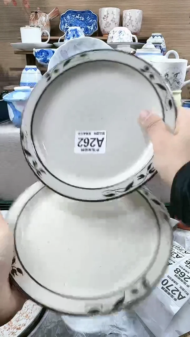 【闪购商品】瓷片多宝阁瓷器满18米包邮 A262