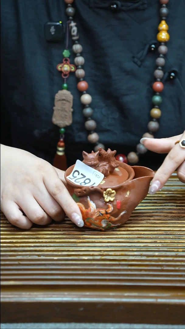 万古烧粗陶手工茶具