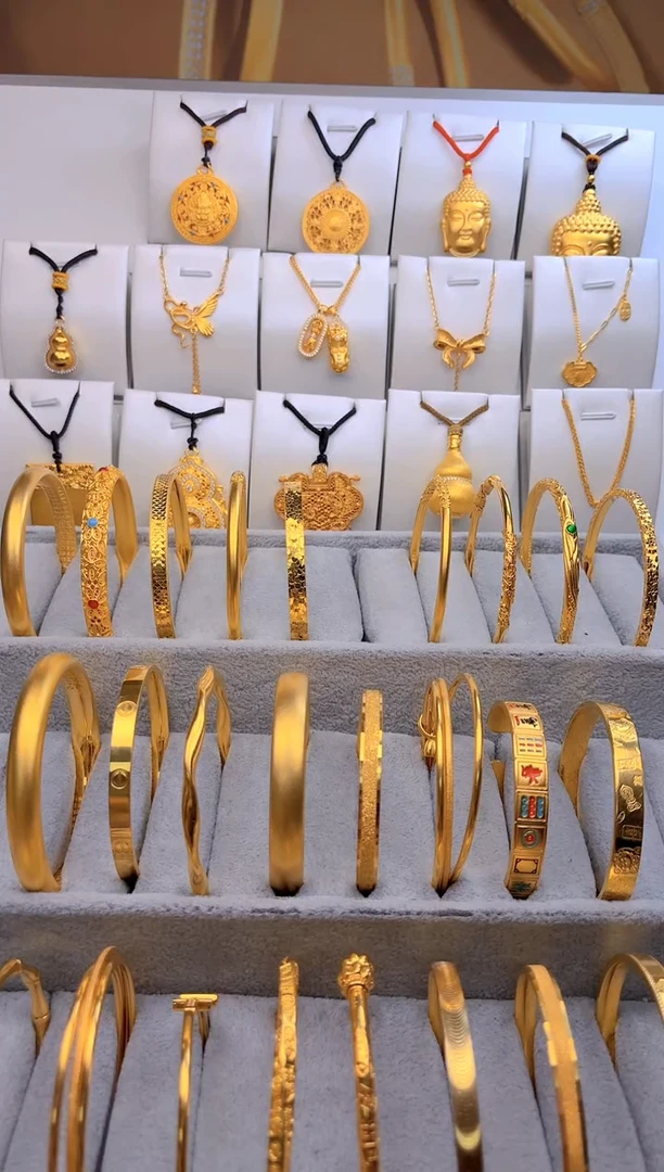 无足银古法素圈手镯  总重20g 外1g