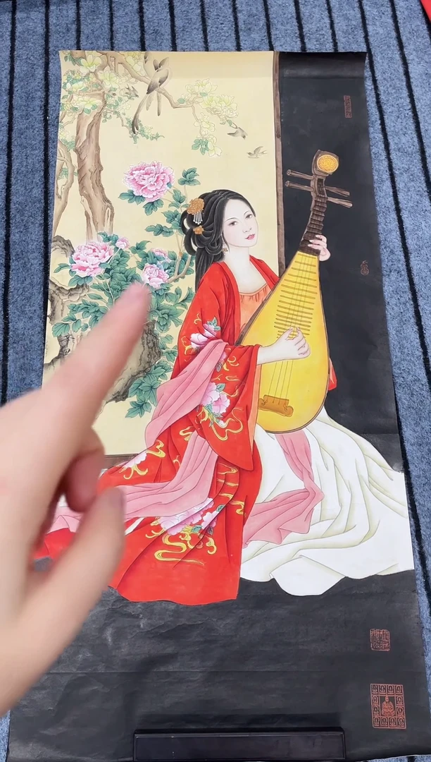 国画精品四尺人物