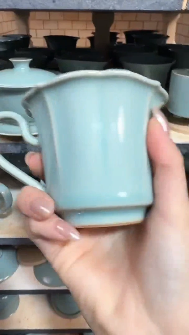 宝相咖啡杯-张海英开窑-眉