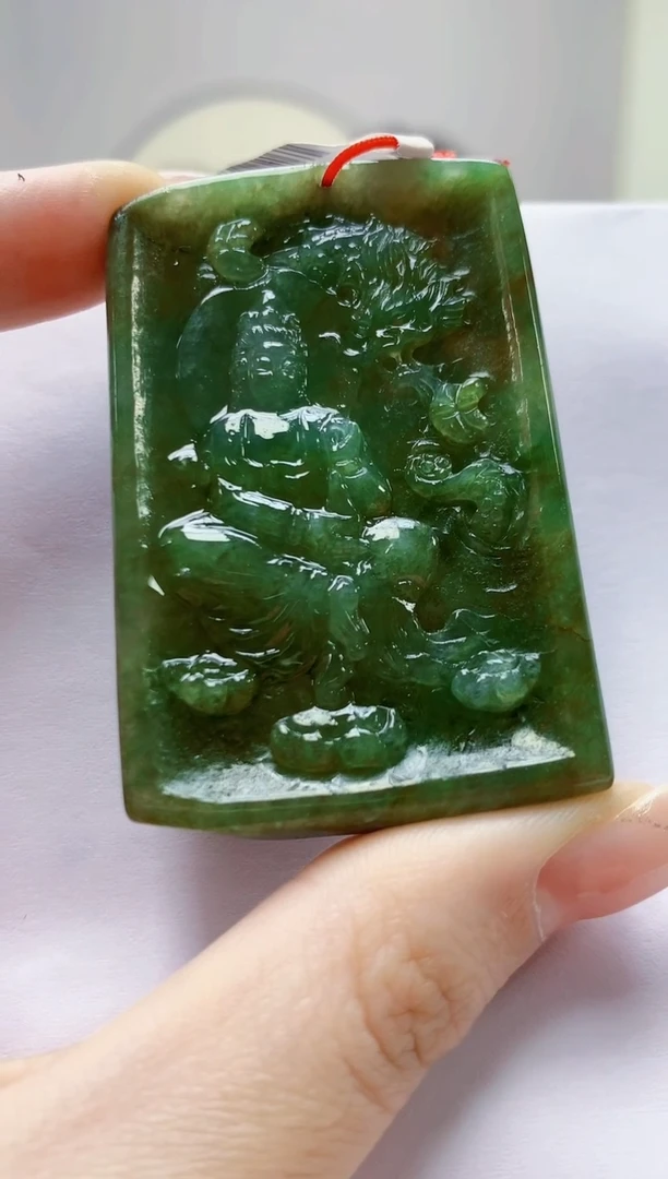 未镶嵌定制翡翠4812jw-毛货挂件62