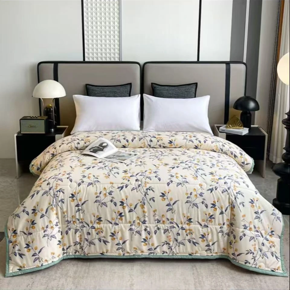 【免费试睡15天】夏季印花夏凉被夹棉空调被可机洗亲肤柔软亲肤15