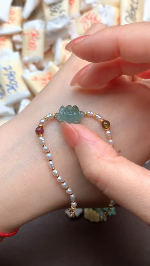 翡翠挂件银S925镶嵌一3