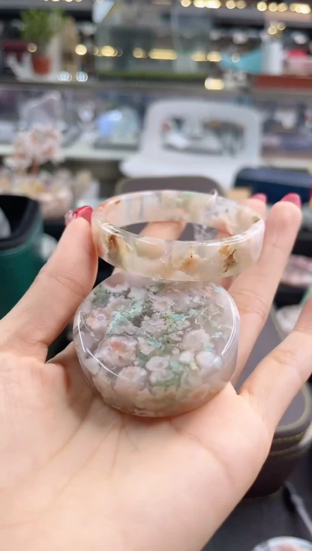 未镶嵌手镯石英质玉51圈口（赠品镯心）6365498