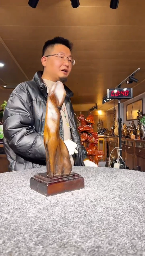 金丝楠木雕款?***?金丝楠木摆件