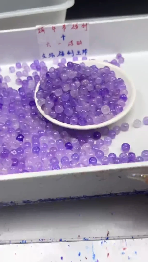 未镶嵌颈饰水晶W1772紫水晶老型8*7mm*20颗