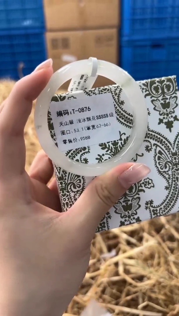 未镶嵌手镯石英质玉T-0876