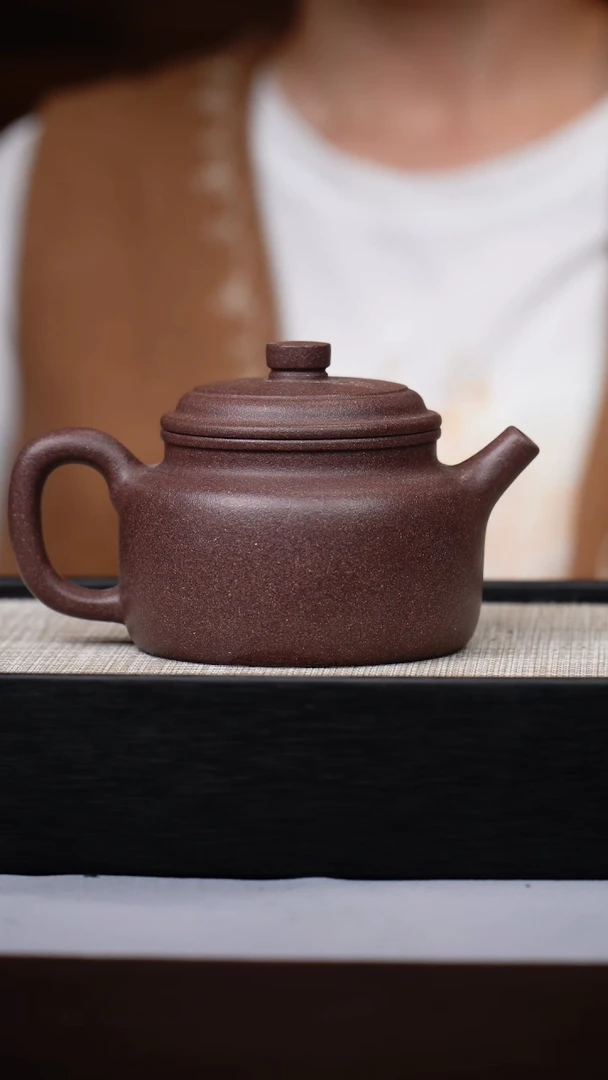 茶壶紫砂桃花泥德钟