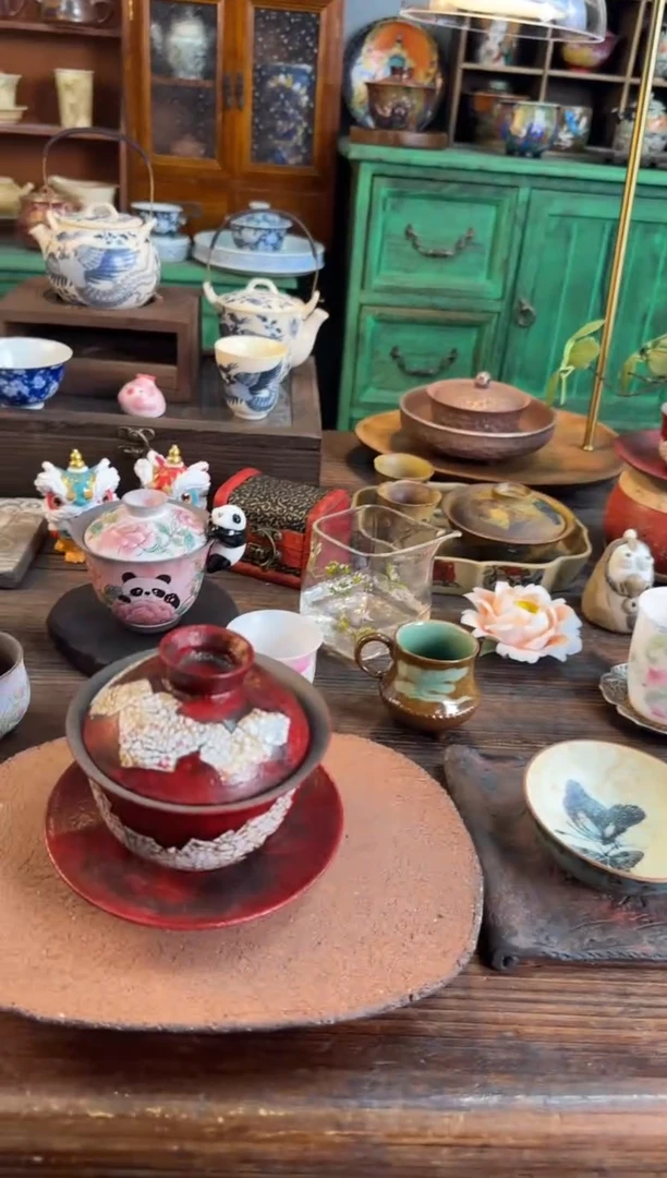 【闪购商品】其他茶器 大漆蛋壳三才盖碗