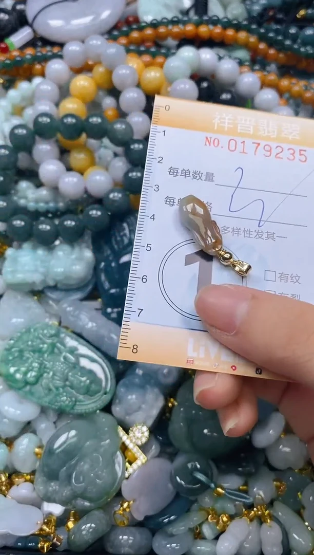 翡翠未镶嵌颈饰闪购0179235