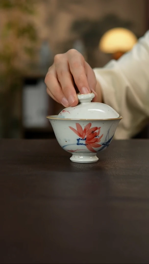 杯景德镇陶瓷杯碗柴烧多人