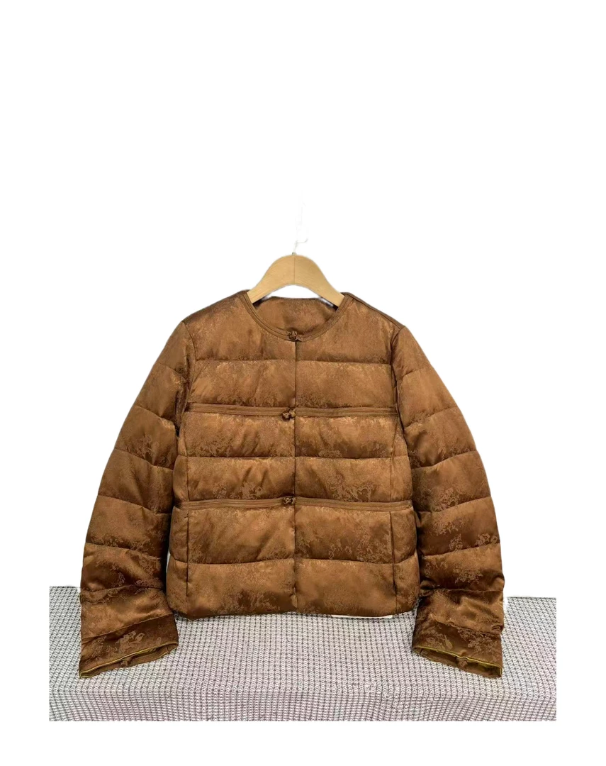 D  25906  中式  设计感  气质  百搭  保暖  羽绒服