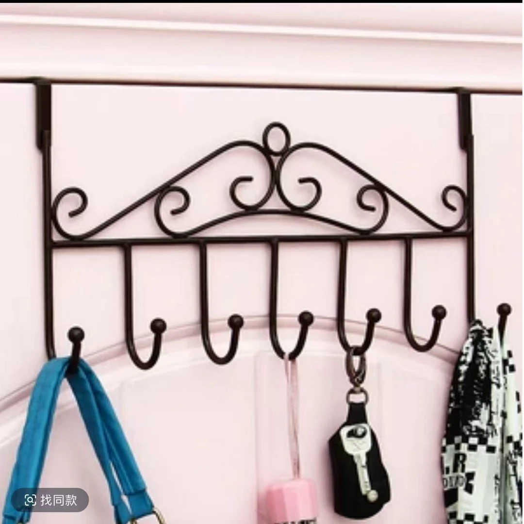 家用用门后免钉免打孔创意挂钩无痕超大衣架宿舍强力挂衣架壁挂