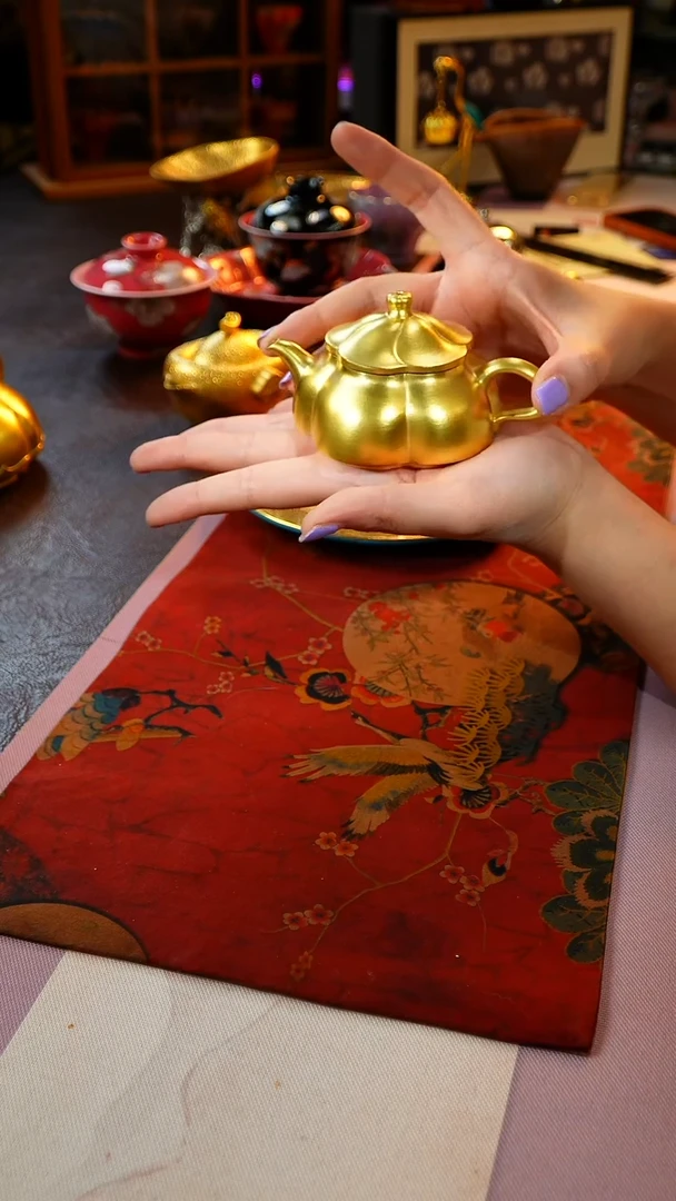 茶杯紫砂【宜景窑系列】金壶