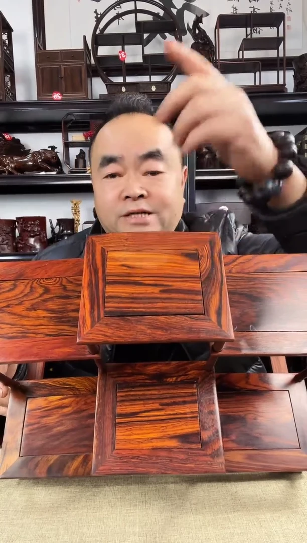 木老李红木工艺品12瑕疵