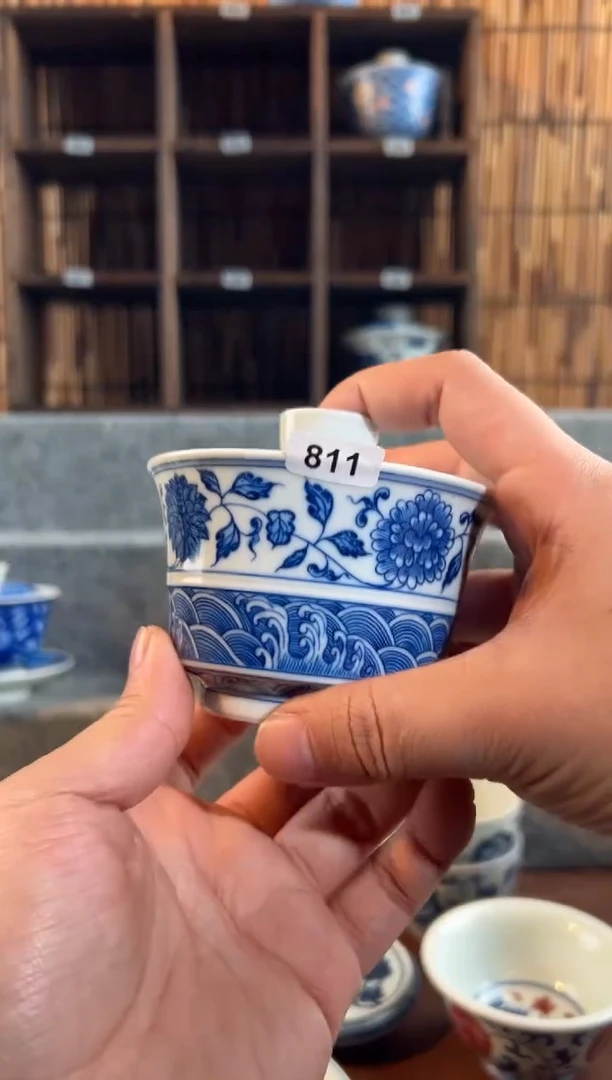 【闪购商品】811天禄言瓷手绘茶器天花板