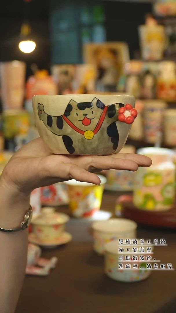 杯 杯景德镇陶瓷手作杯&W1284