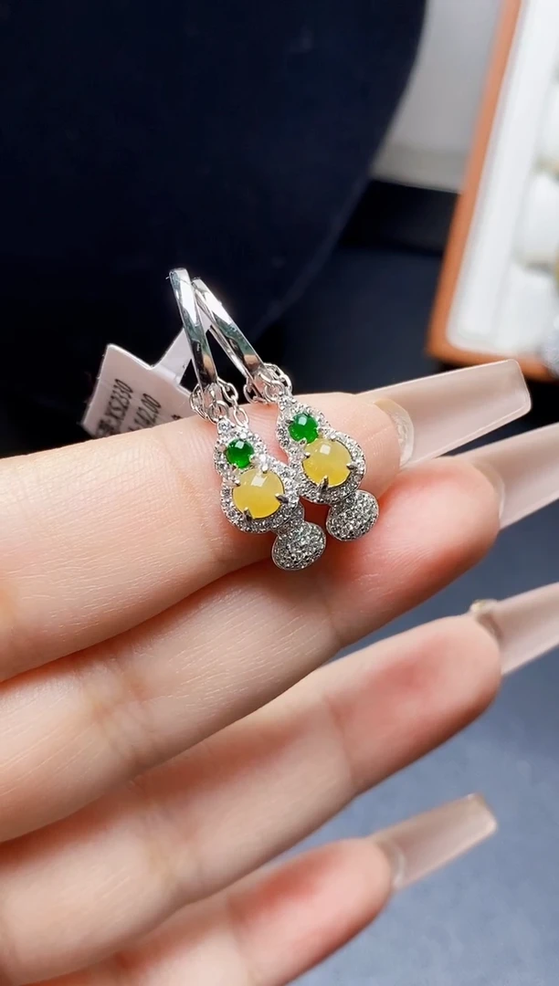 银S925镶嵌戒指翡翠3761