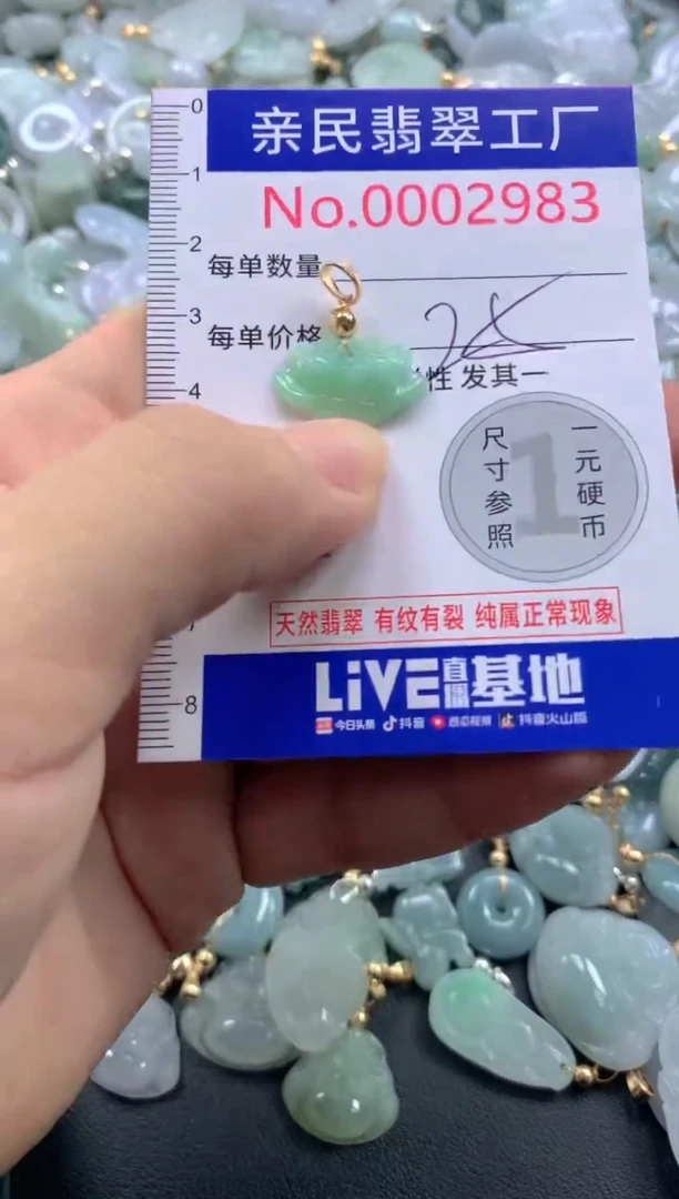 颈饰未镶嵌翡翠2983