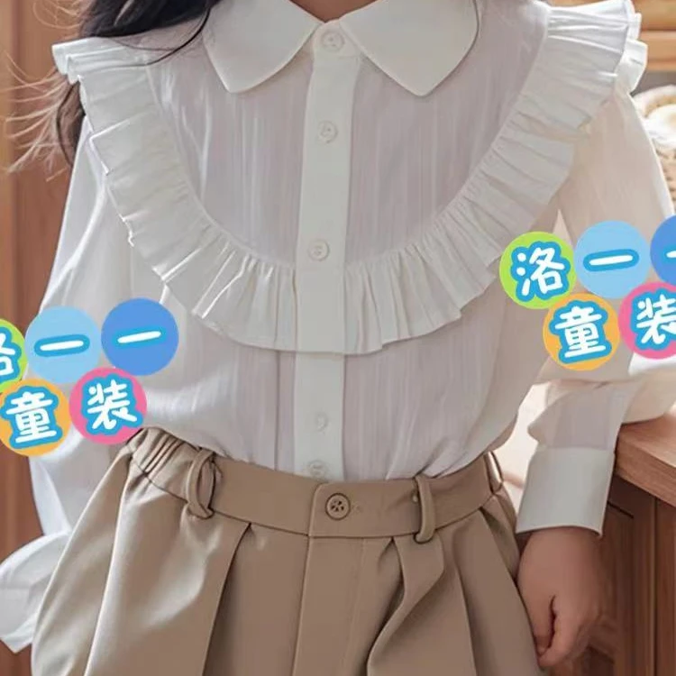 女童百搭款春秋衬衫615