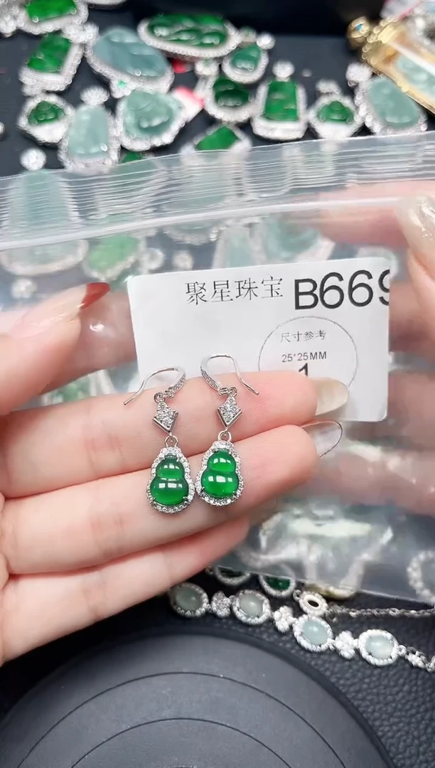 【闪购商品】翡翠颈饰未镶嵌赠皮绳669