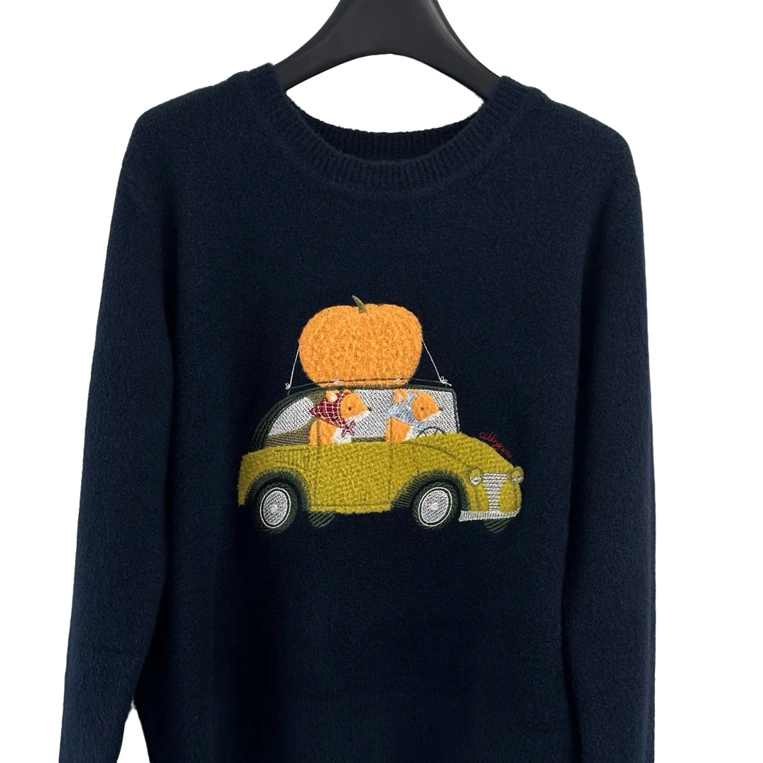 深圳出品小泉优选半高领针织衫秋冬季柔软百搭显瘦长袖上衣女