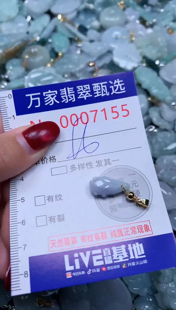 颈饰未镶嵌翡翠7155