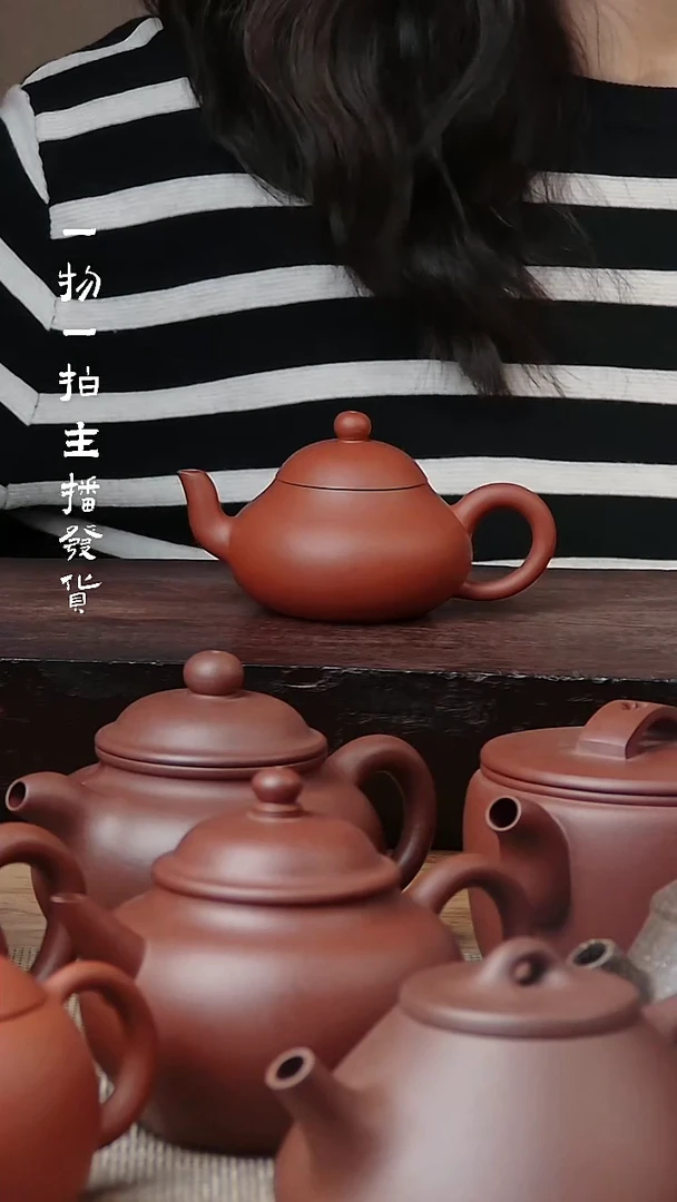 茶壶紫砂朱泥半手梨式100cc