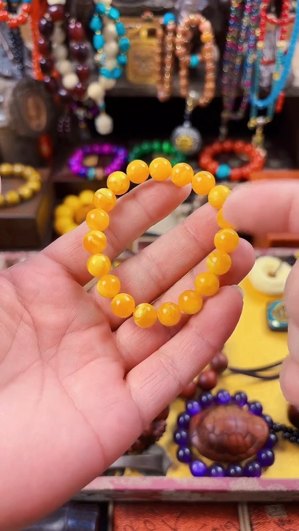 未镶嵌蜜蜡耳饰------------------