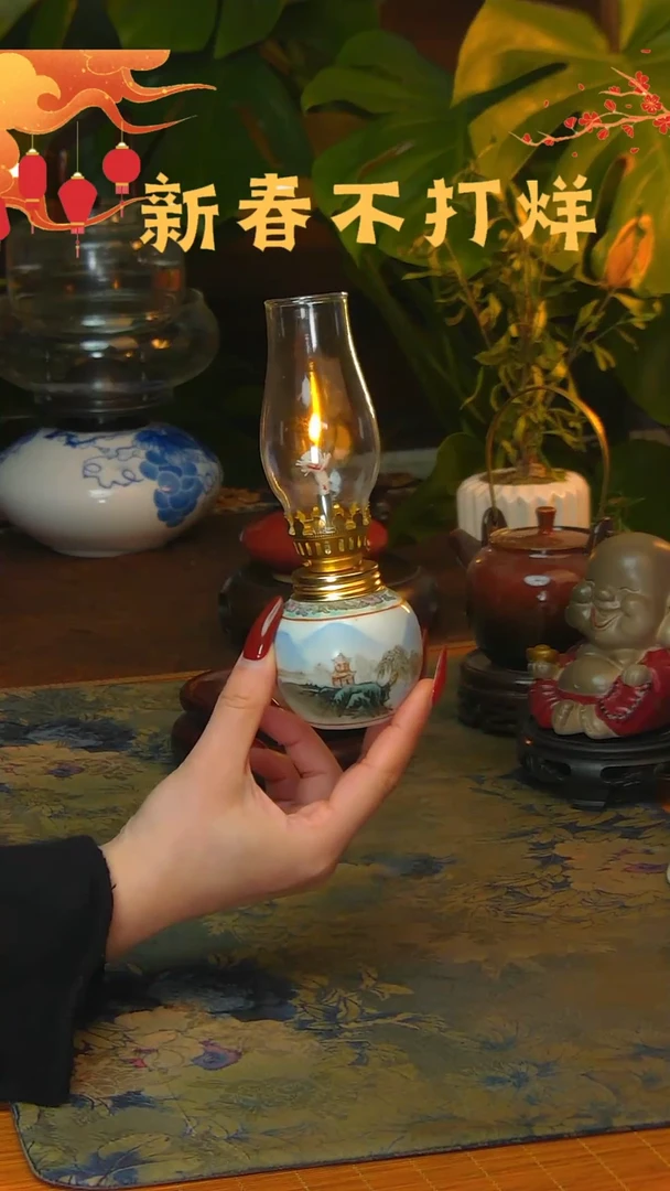【闪购商品】景德镇陶瓷灯摆件