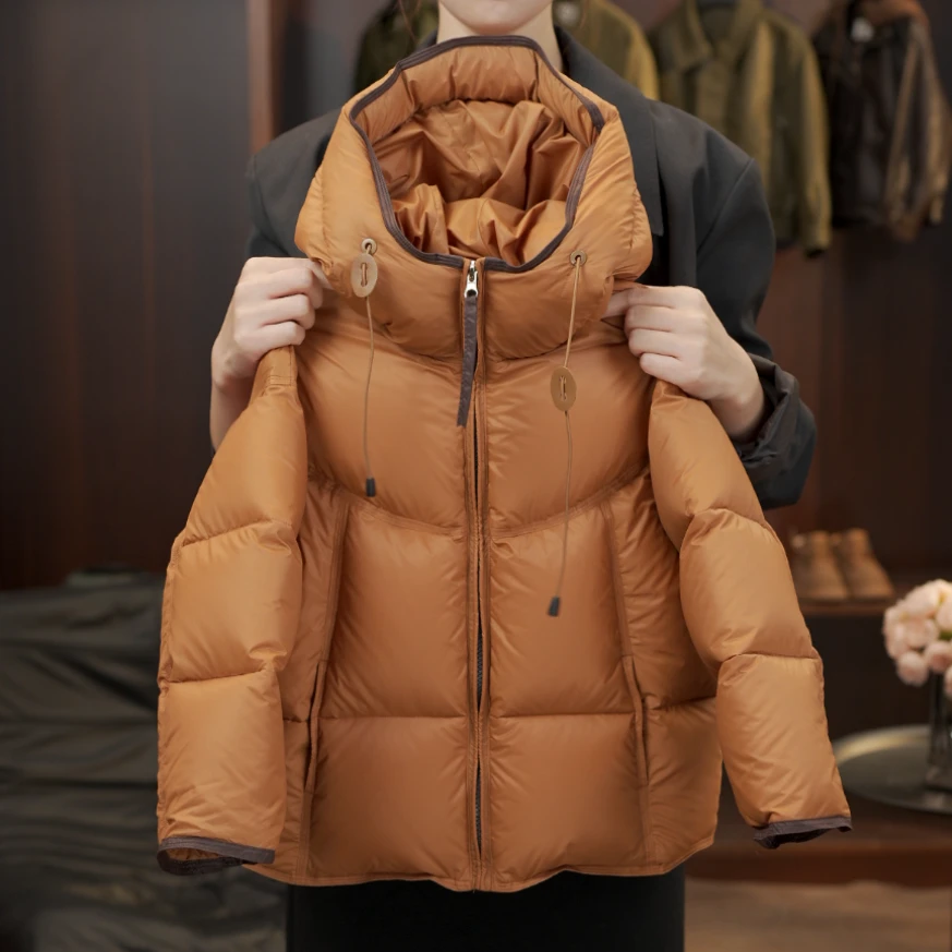 【1%】2025新款冬季加厚保暖亲子装童装韩版泡芙休闲羽绒服外套