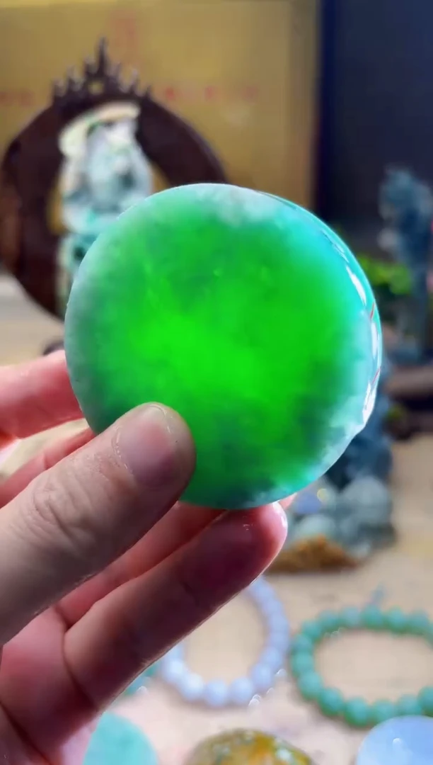 未镶嵌挂件翡翠A货张麦5373