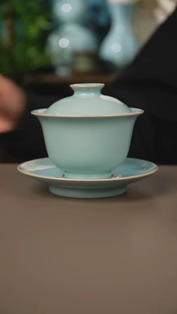 赵老师元宝盖碗微暇