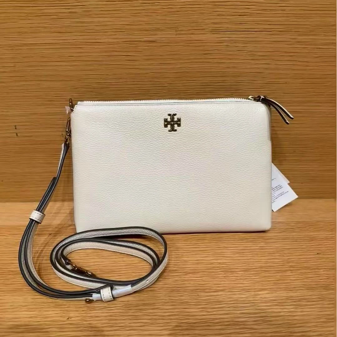 ToryBurch/汤丽柏琦Mercer斜挎包奶油白192485412031