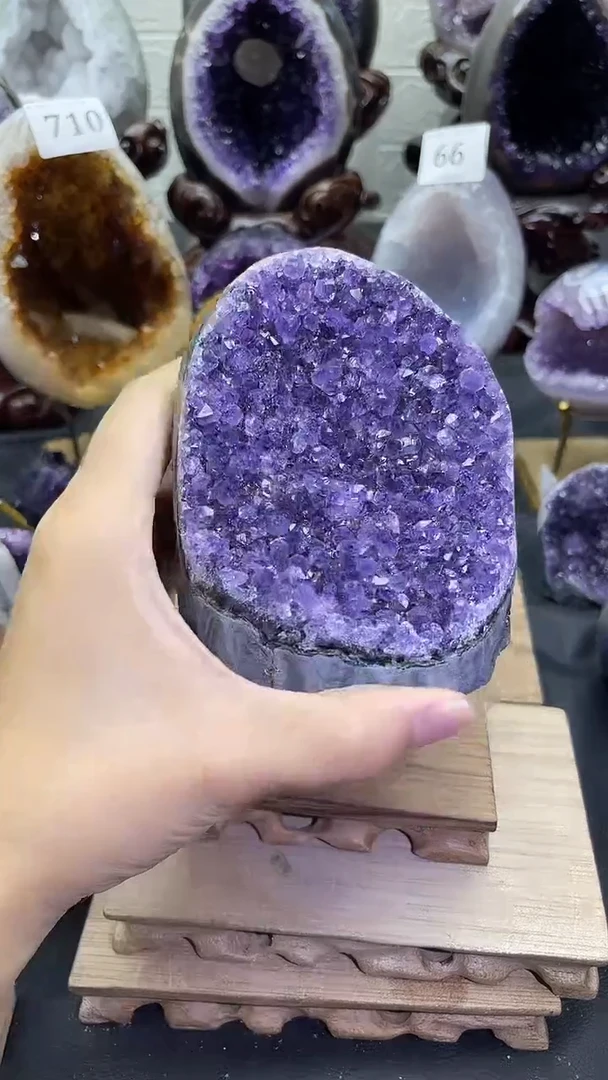 未镶嵌大型摆件（非配饰）紫晶88号摆件