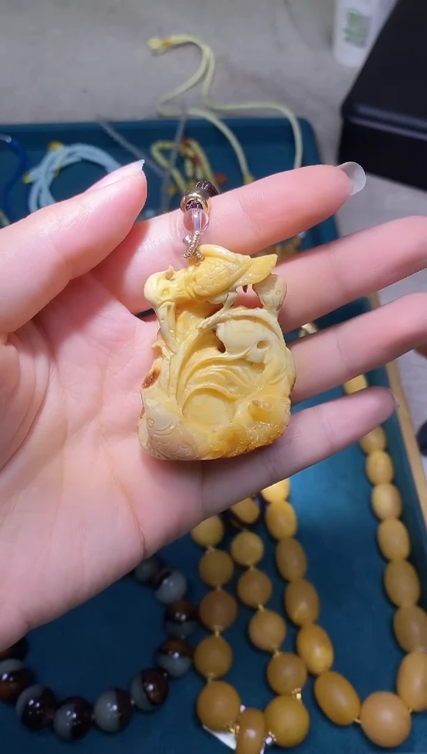 蜜蜡颈饰未镶嵌多样性发一件 033