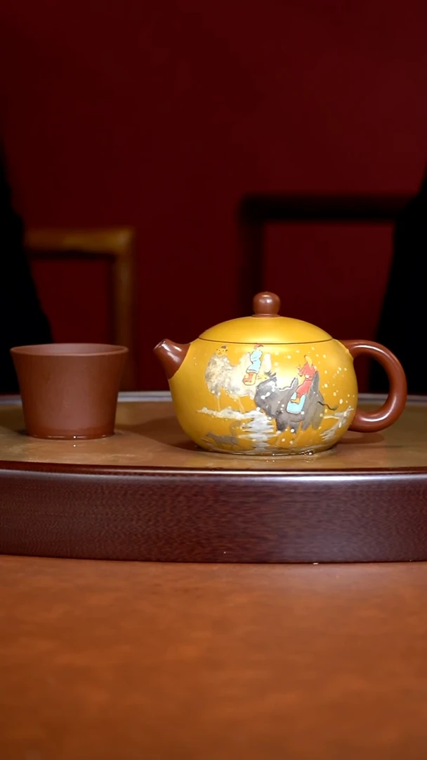 茶壶紫砂67送一个杯子