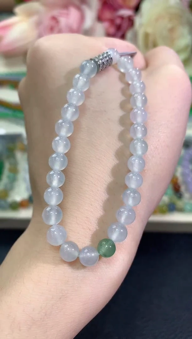 未镶嵌手串翡翠冬日珠宝E46