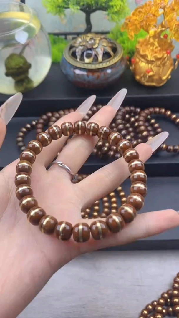 紫金鼠手串紫金鼠一线天二代16号